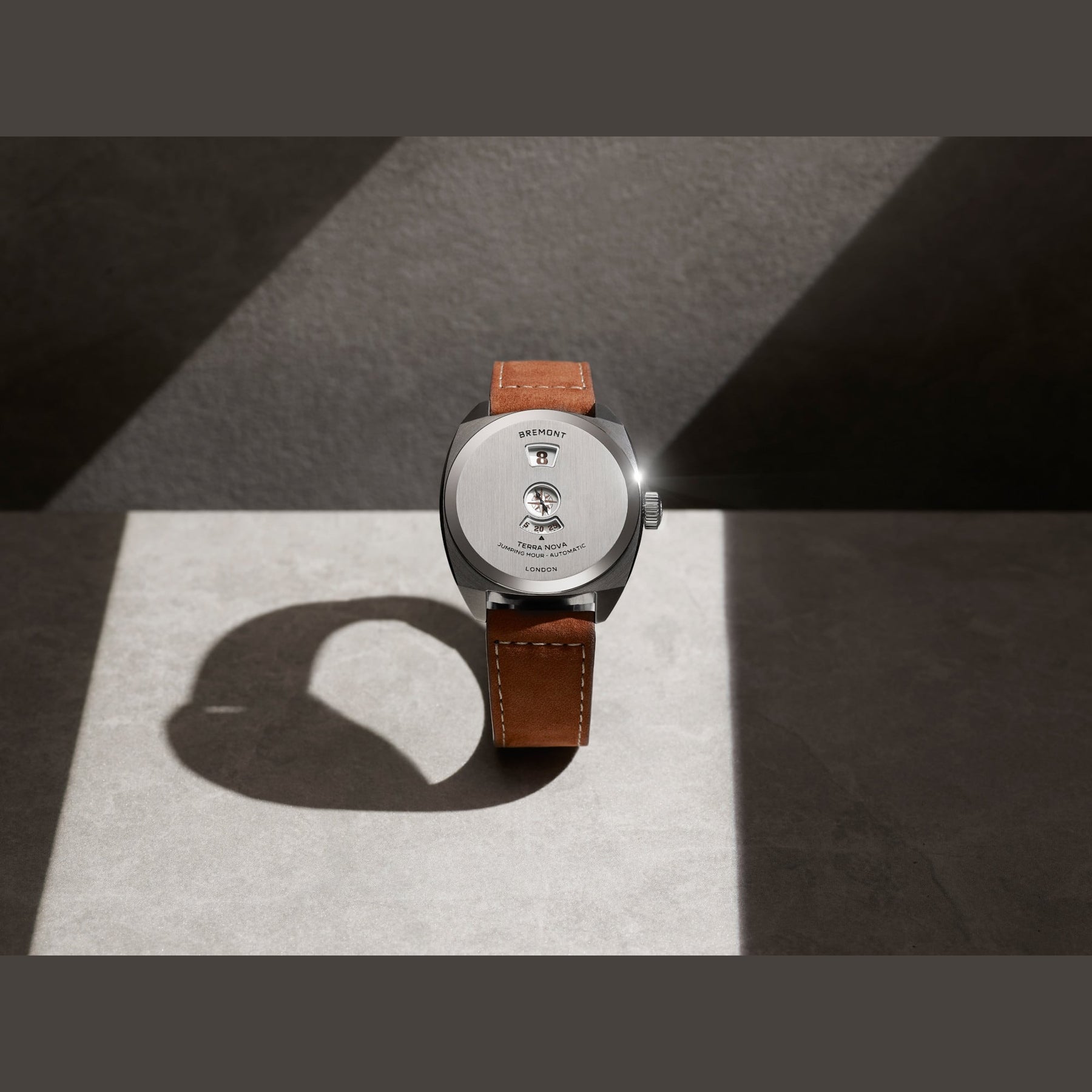 Bremont TN38-JH-SS-CC-L-S Terra Nova Jumping Hour On Strap