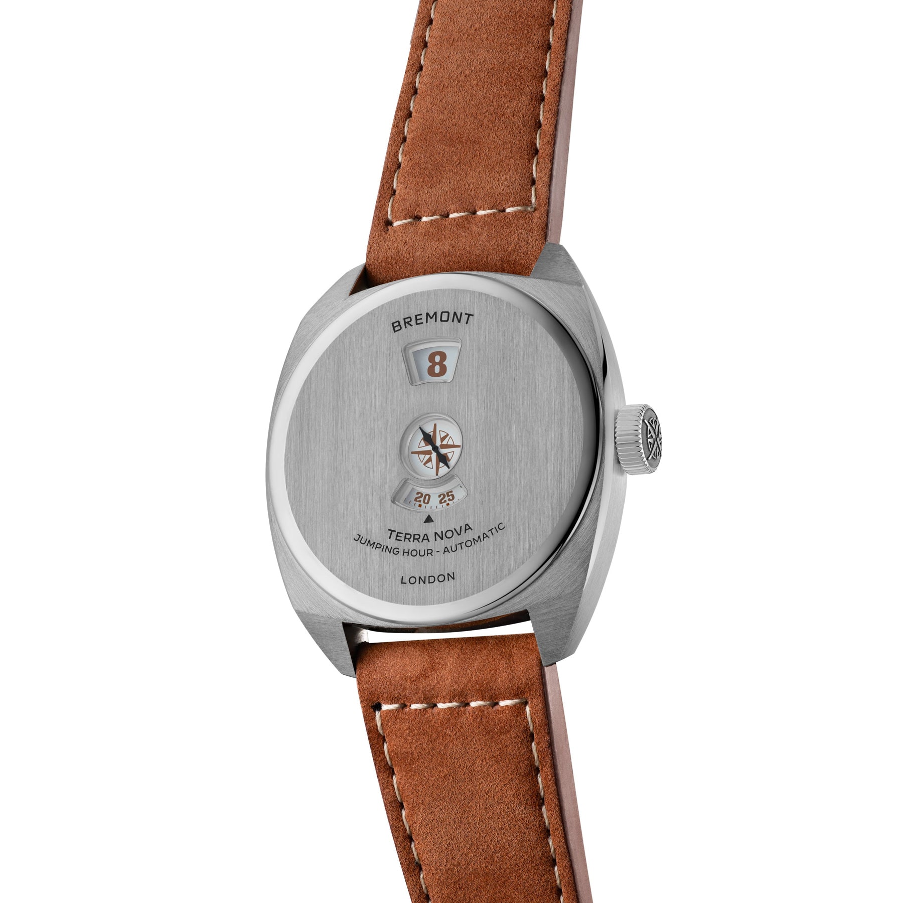 Bremont TN38-JH-SS-CC-L-S Terra Nova Jumping Hour On Strap