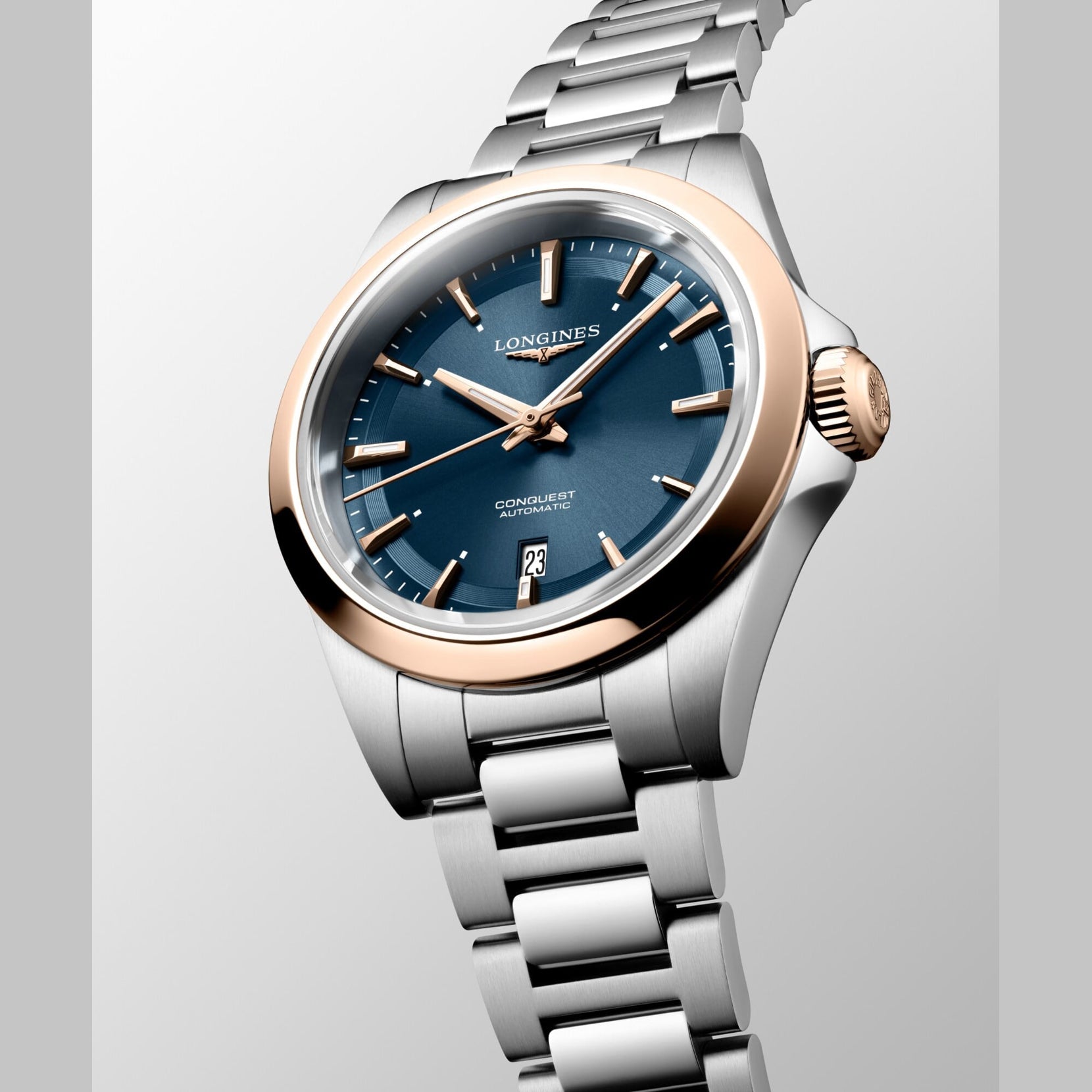 Longines L3.320.5.92.6 Conquest Blue on Bracelet