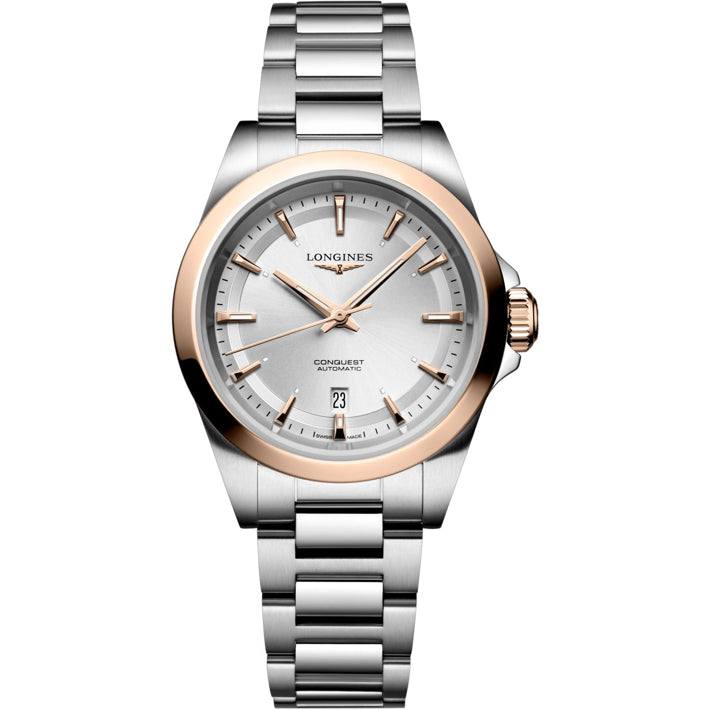 Longines L3.320.5.72.6 Conquest Silver on Bracelet