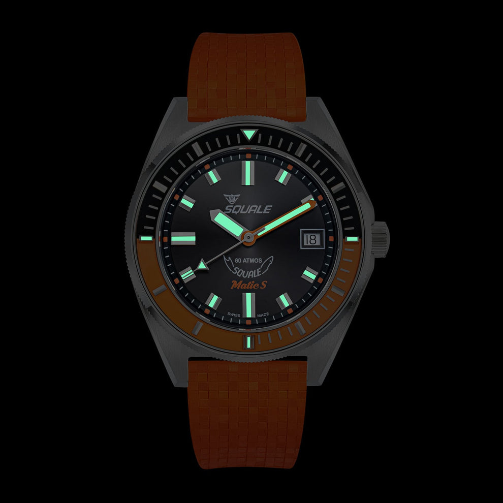 Squale MATICBKOBK.MROR Matic S Orange Mosaic