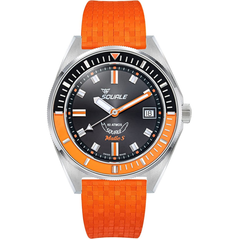 Squale MATICBKOBK.MROR Matic S Orange Mosaic
