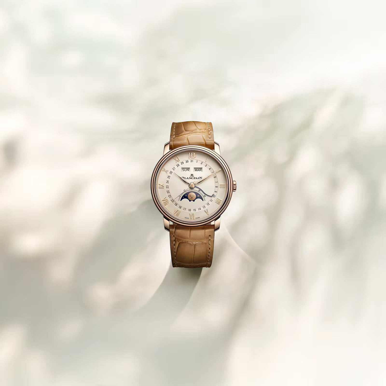 Blancpain 6654N 3642 55B Villeret Quantième Complet