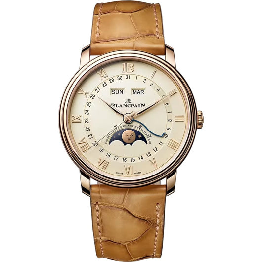 Blancpain 6654N 3642 55B Villeret Quantième Complet