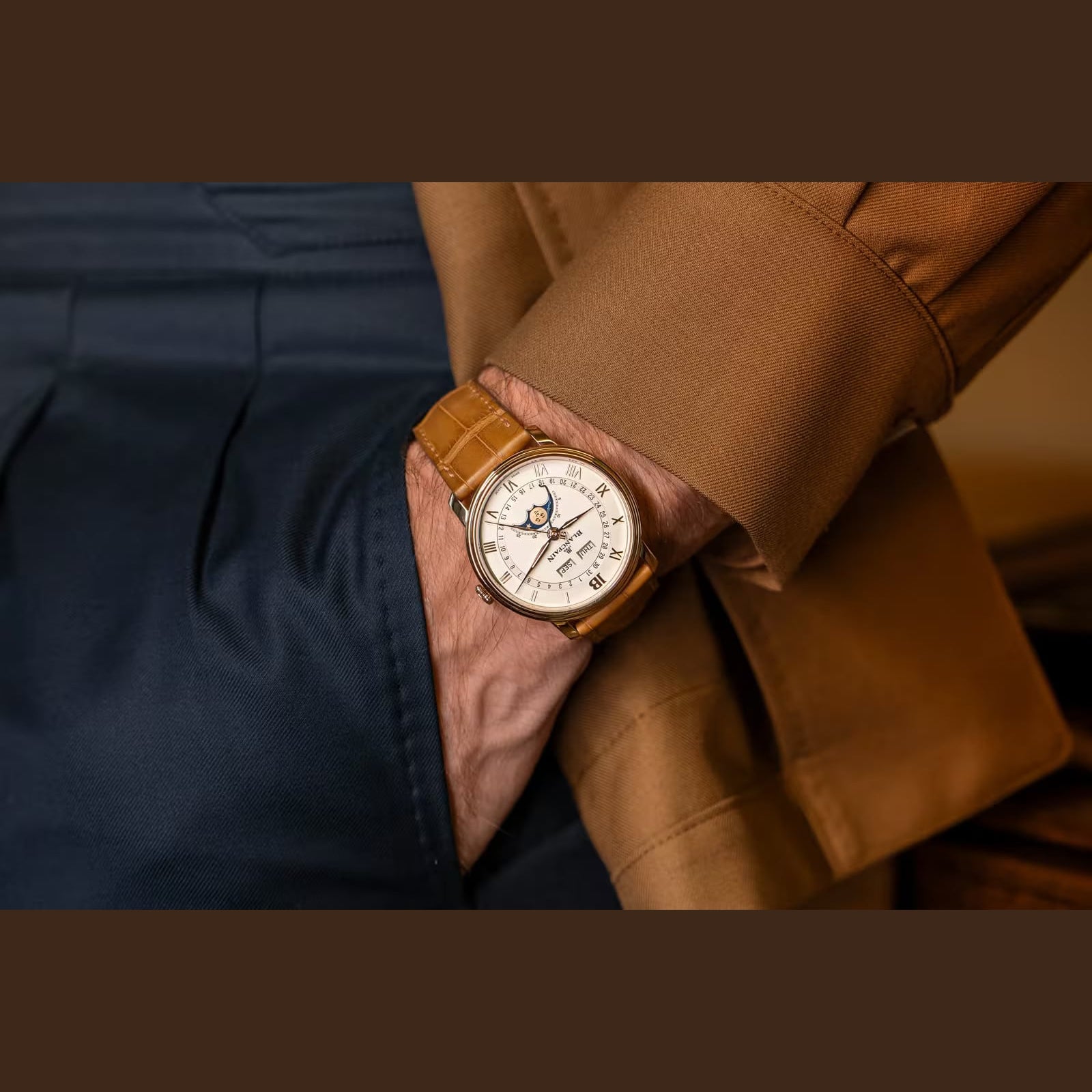 Blancpain 6654N 3642 55B Villeret Quantième Complet