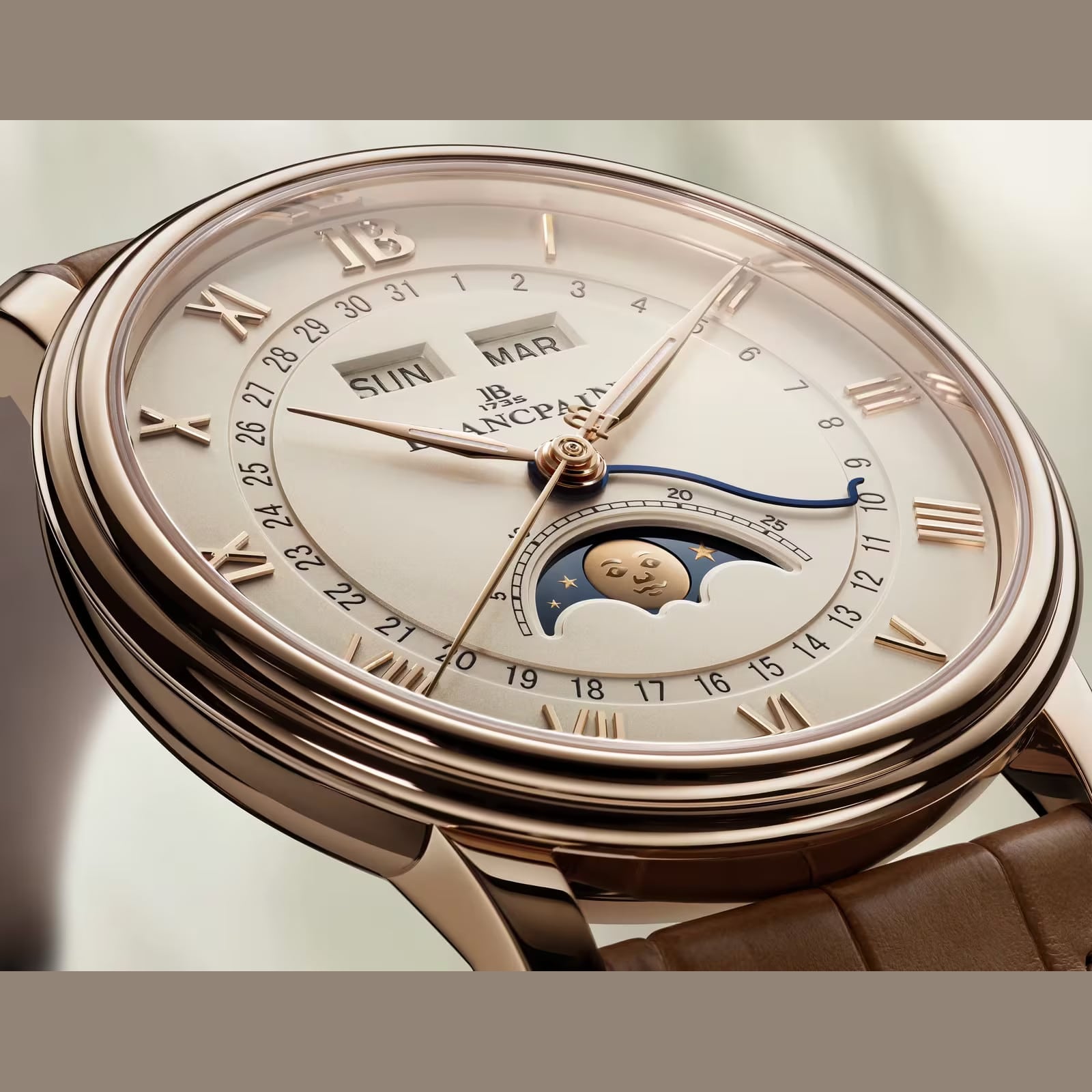 Blancpain 6654N 3642 55B Villeret Quantième Complet