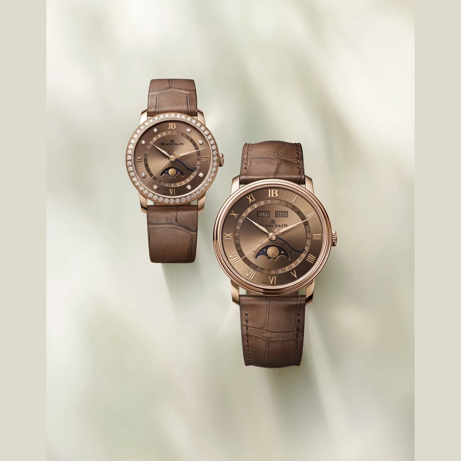 Blancpain 6654N 3646 55B Villeret Quantième Complet