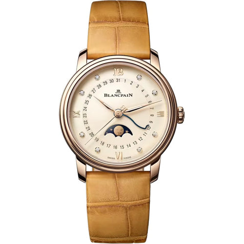 Blancpain 6126N 3687 55B Villeret Quantième Phases De Lune