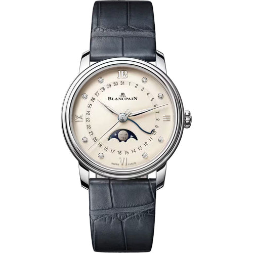 Blancpain 6126N 1187 55B Villeret Quantième Phases De Lune