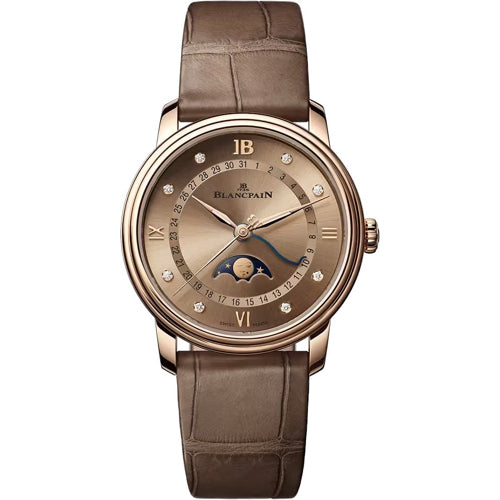 Blancpain 6126N 3646 55B Villeret Quantième Phases De Lune