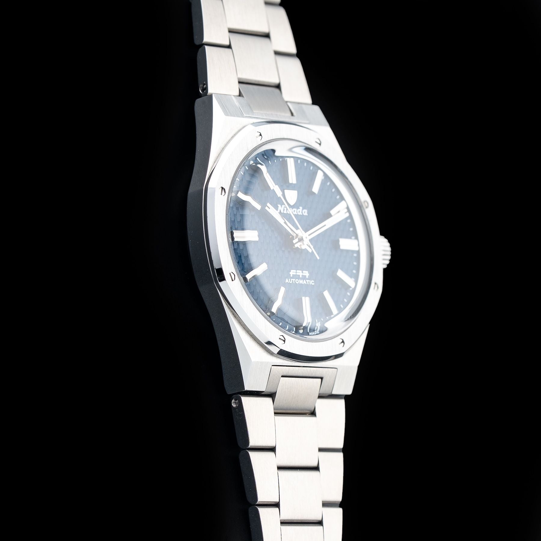Nivada Grenchen F77 Blue Dial