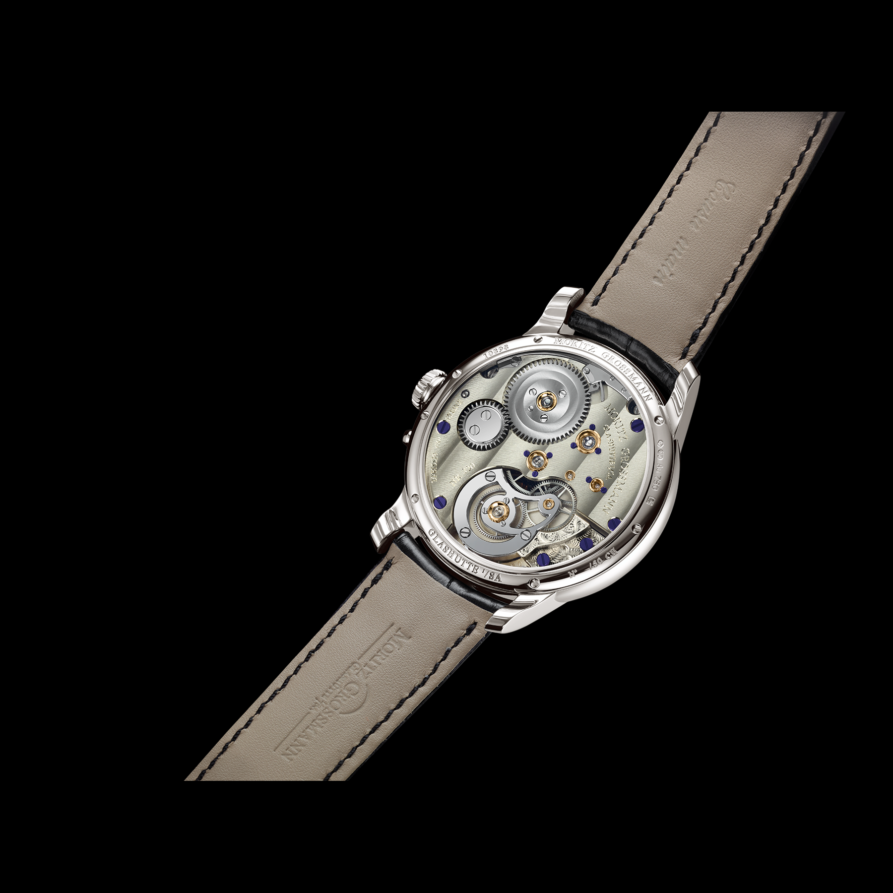 Moritz Grossmann MG-003888 Tourbillon Tremblage White Gold Salmon