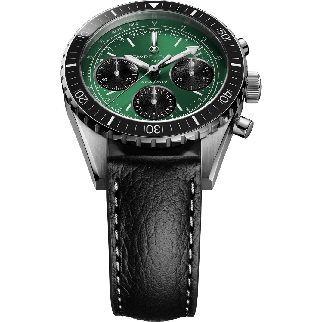 Favre Leuba 00.20212.112.03.101 Sea Sky Revival Green Dial On Strap