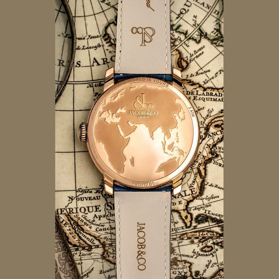 Jacob & Co. DT100.40.AA.AE.A The World Is Yours Dual Time Zone