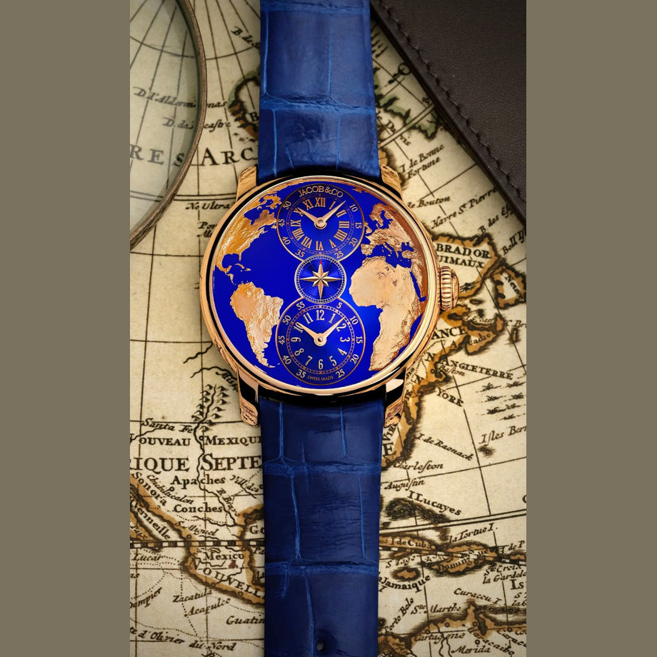 Jacob & Co. DT100.40.AA.AE.A The World Is Yours Dual Time Zone