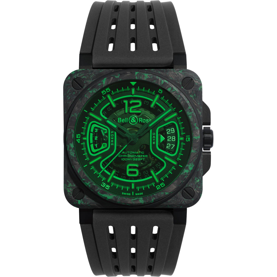 Bell & Ross BRX3R-GN-CA/SRB BR-X3 Night Vision