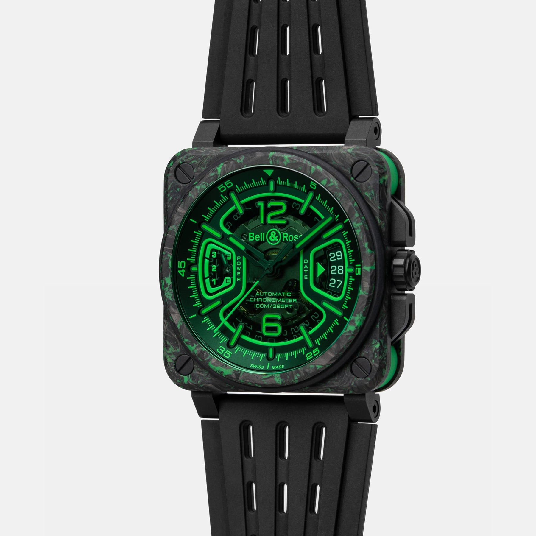 Bell & Ross BRX3R-GN-CA/SRB BR-X3 Night Vision