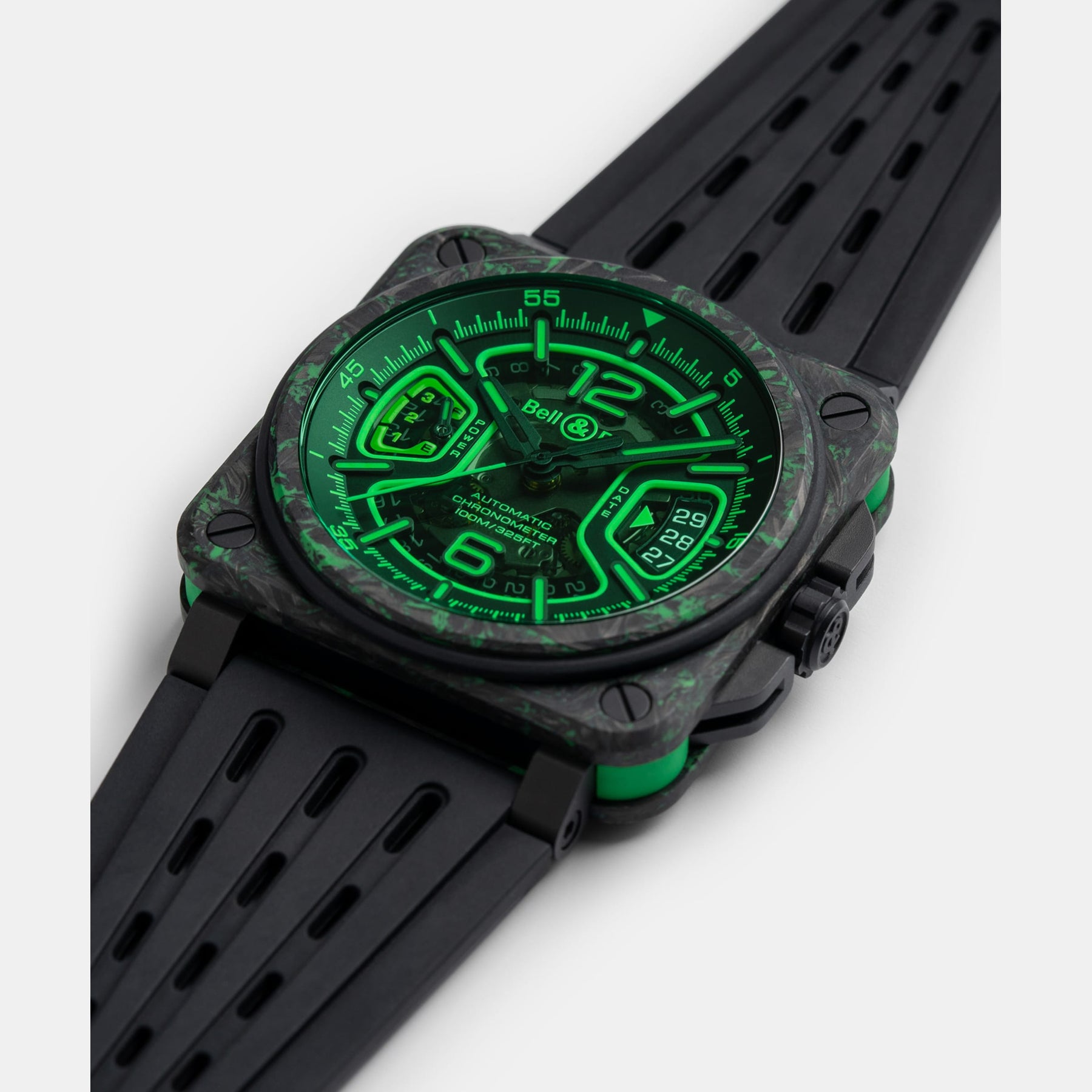 Bell & Ross BRX3R-GN-CA/SRB BR-X3 Night Vision