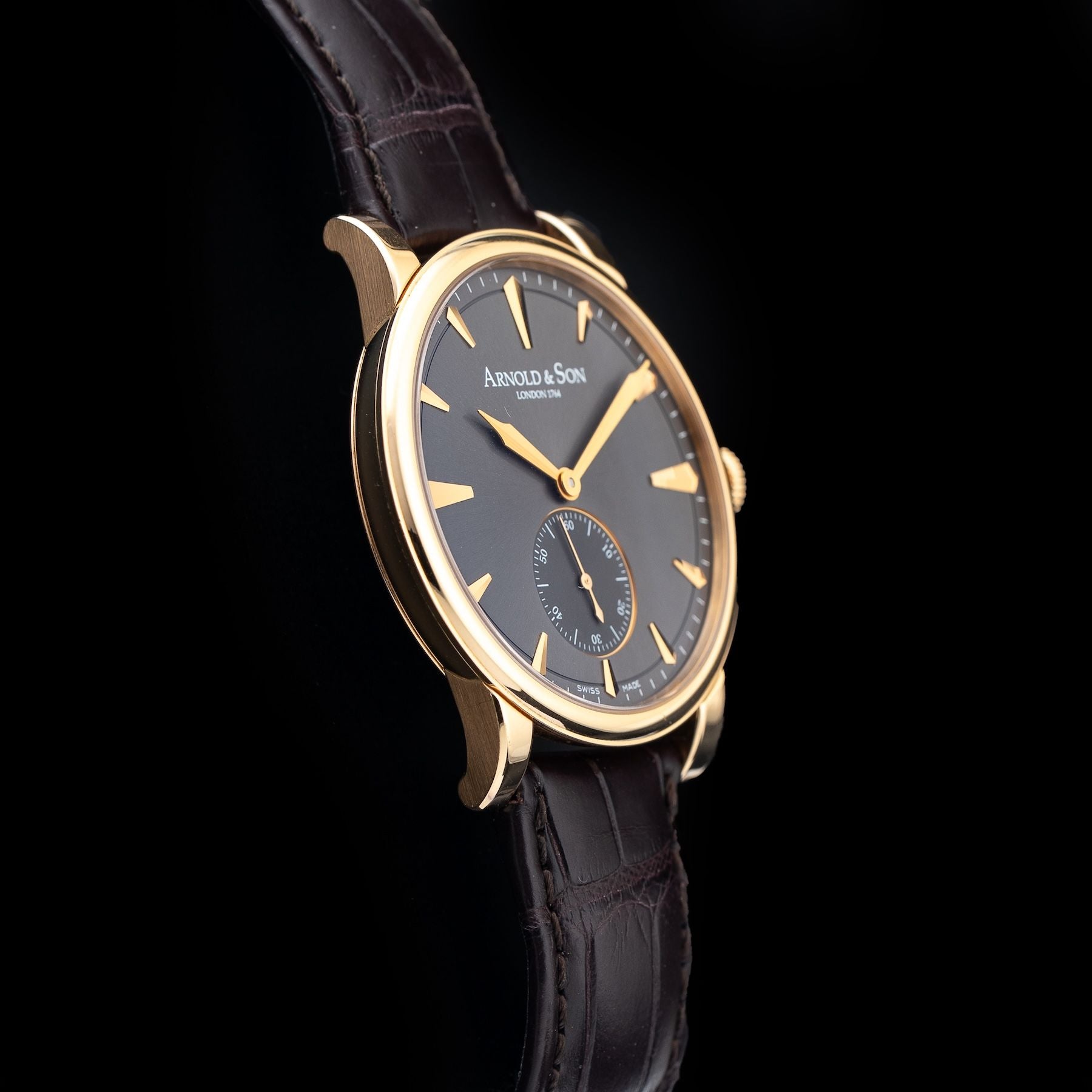 Arnold & Son 1.LCAP.S04A Pink Gold Grey Dial