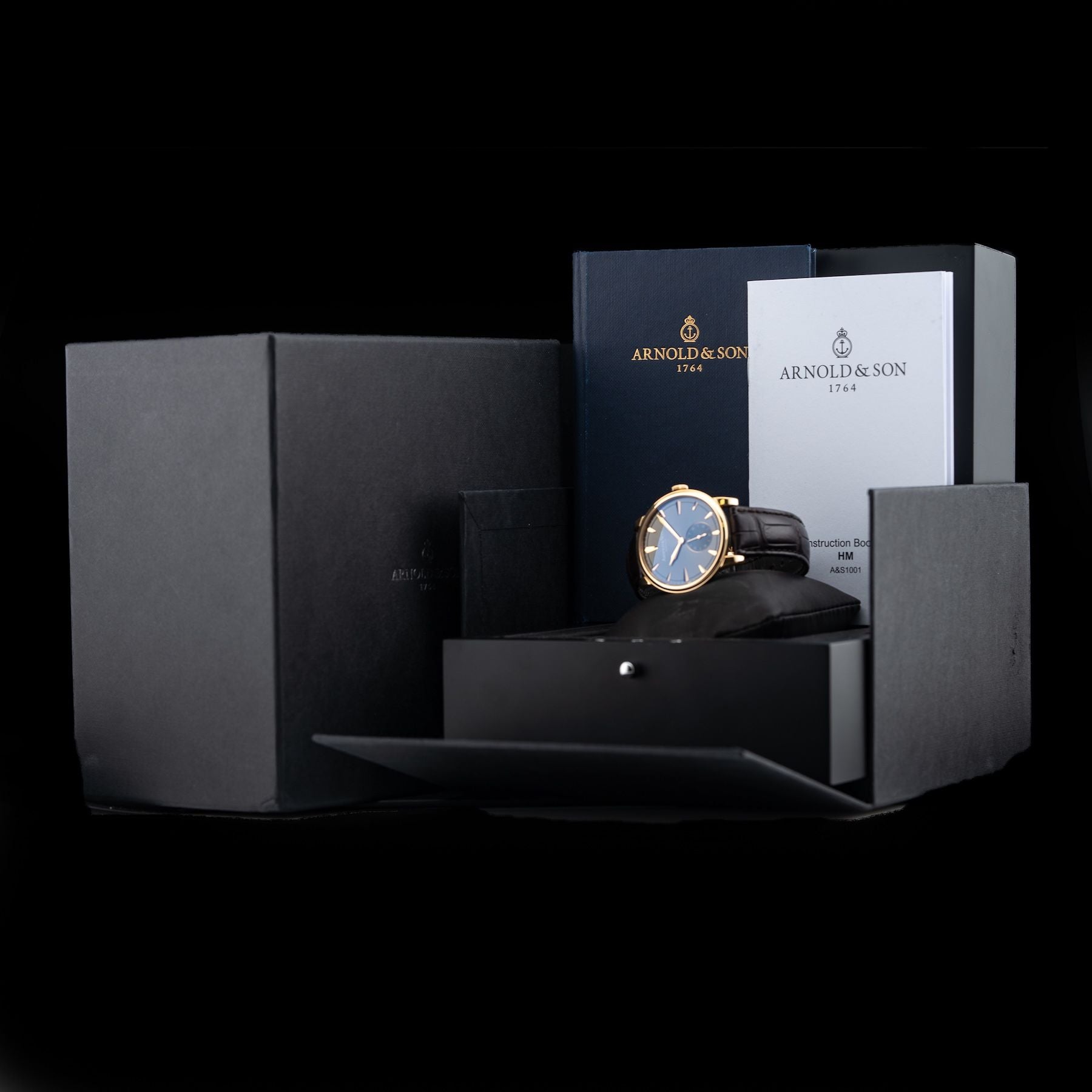 Arnold & Son 1.LCAP.S04A Pink Gold Grey Dial