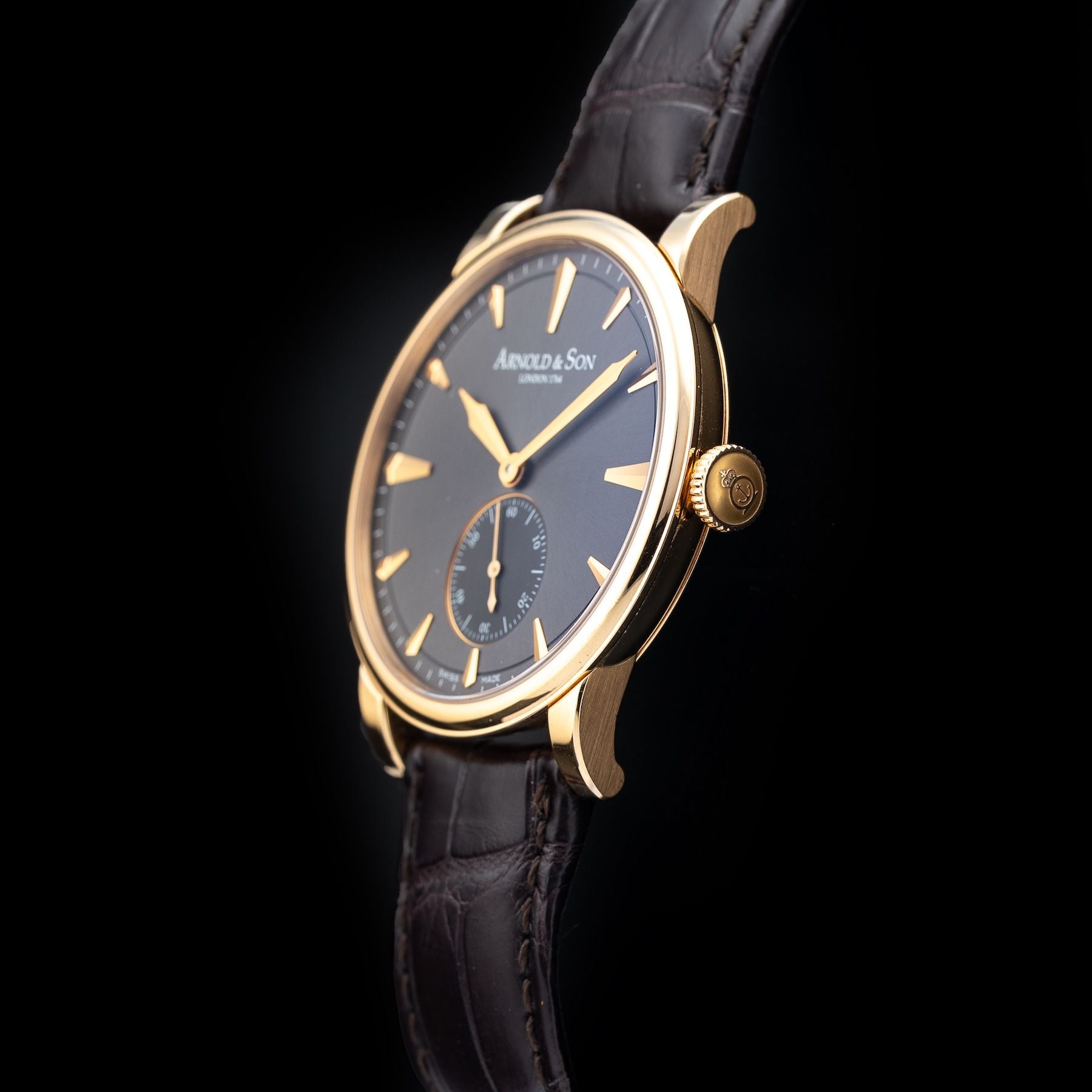 Arnold & Son 1.LCAP.S04A Pink Gold Grey Dial