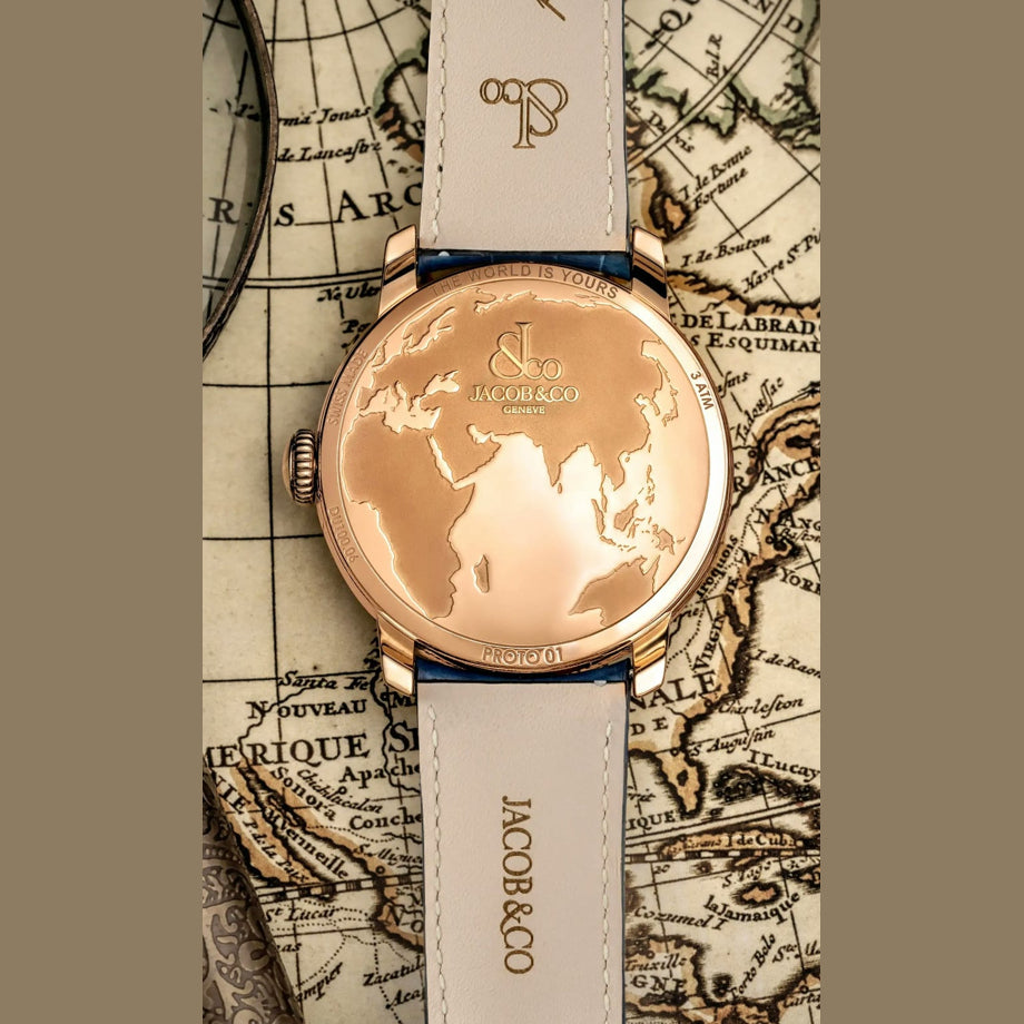 Jacob & Co. DT100.40.AA.AB.A The World Is Yours Dual Time Zone