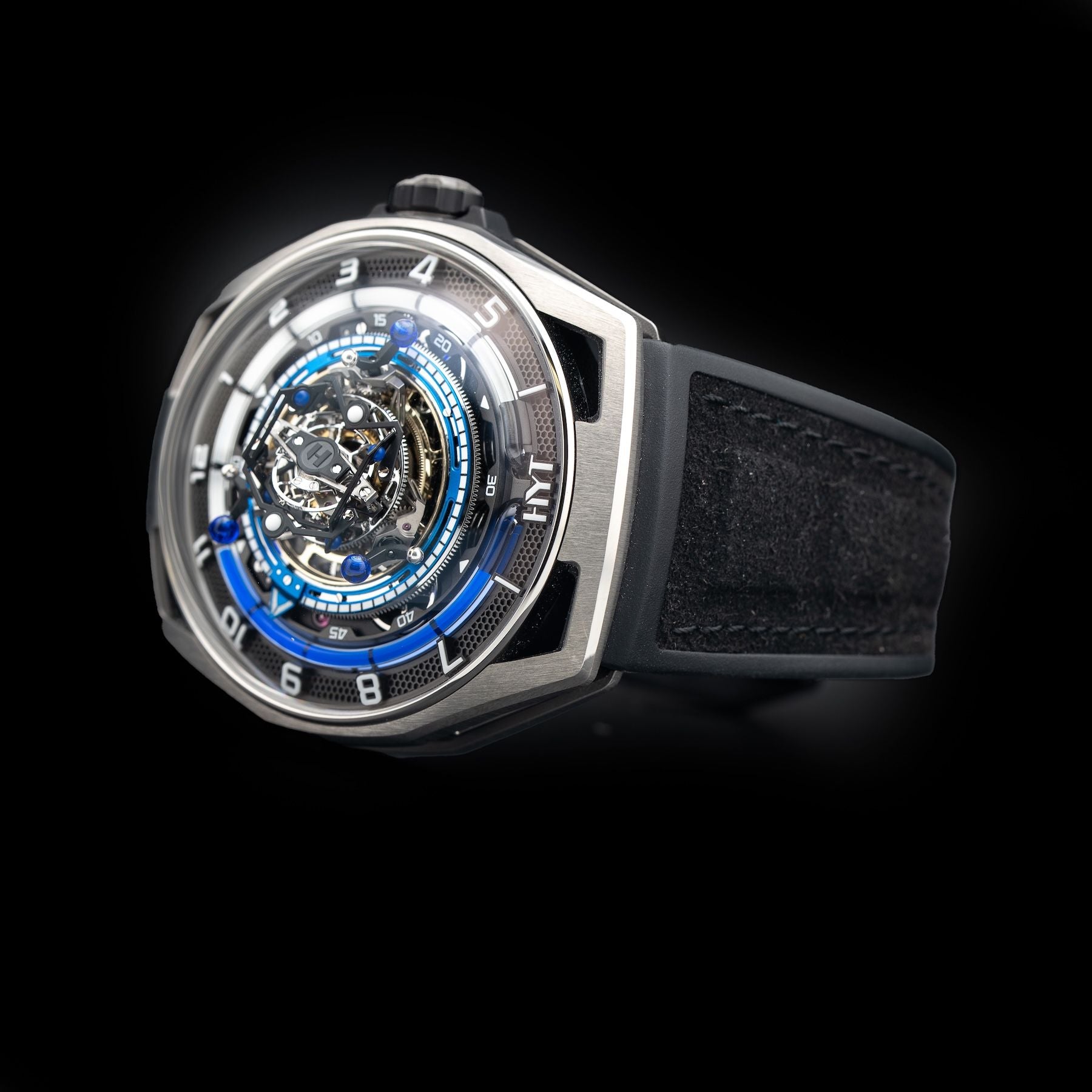 HYT H03068-A Conical Tourbillon Titanium Blue Limited Edition