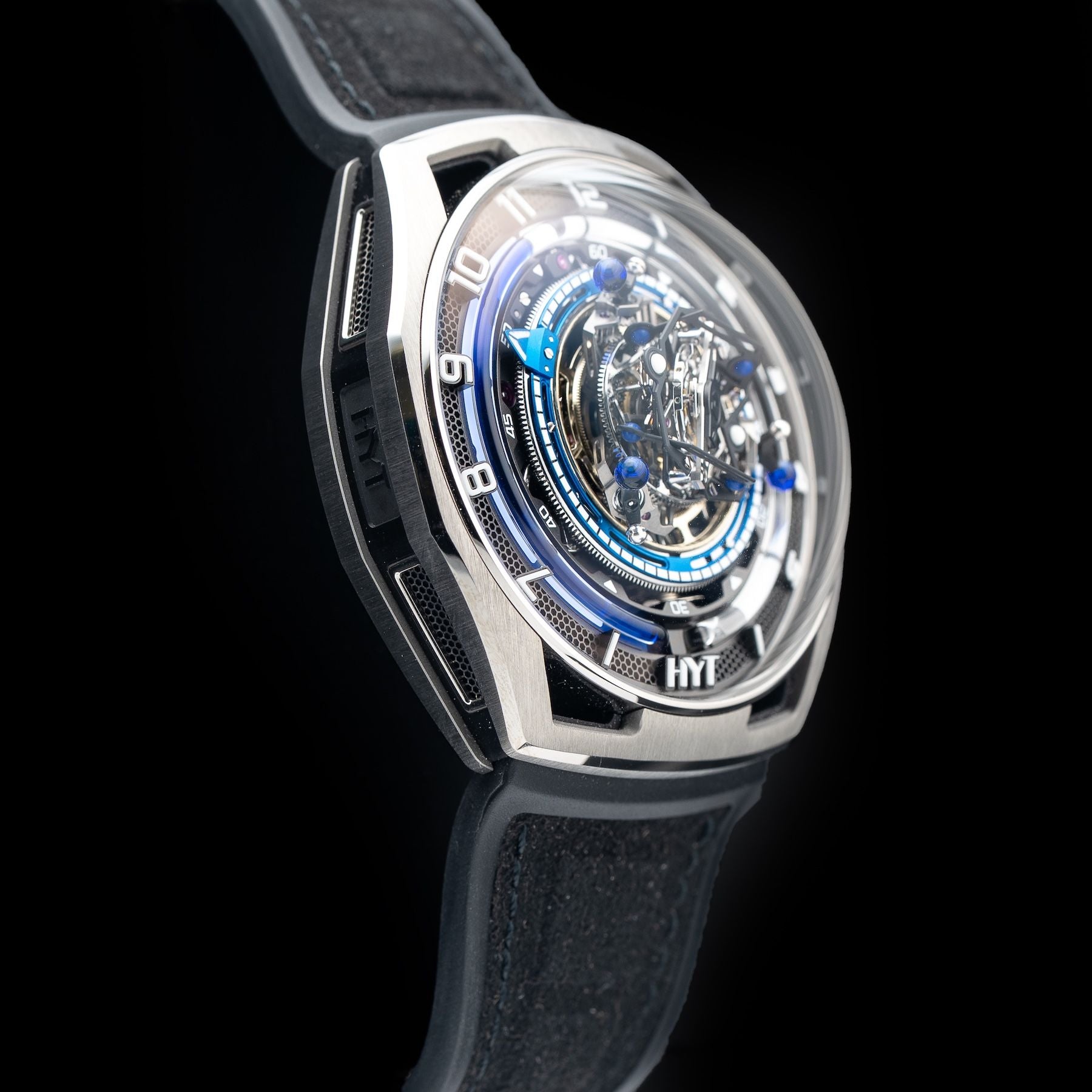 HYT H03068-A Conical Tourbillon Titanium Blue Limited Edition