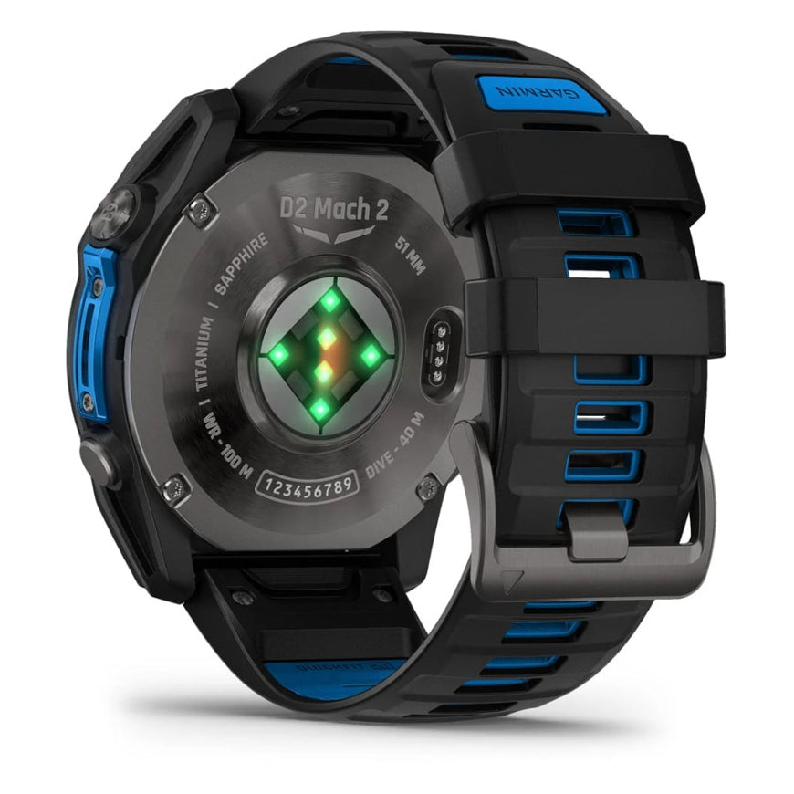 Garmin 010-02905-30 D2 Mach 2 51mm Carbon Grey DLC Titanium