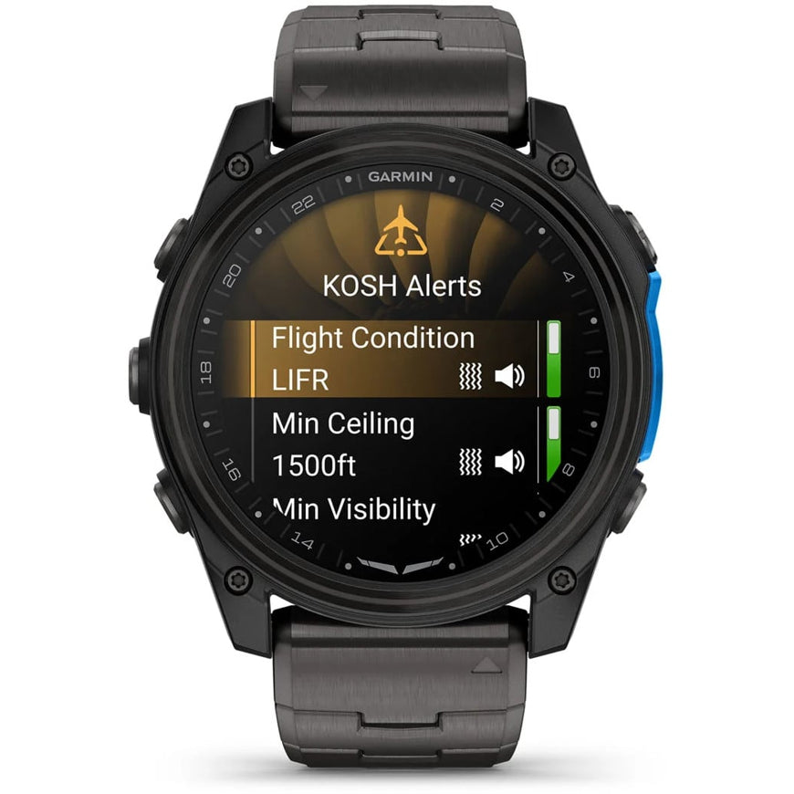 Garmin 010-02905-30 D2 Mach 2 51mm Carbon Grey DLC Titanium