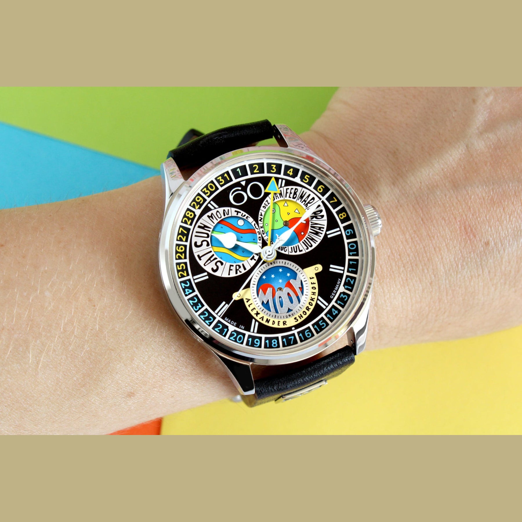 Alexander Shorokhoff AS.VK-CDMM4 Full Calendar Cardamomo Black
