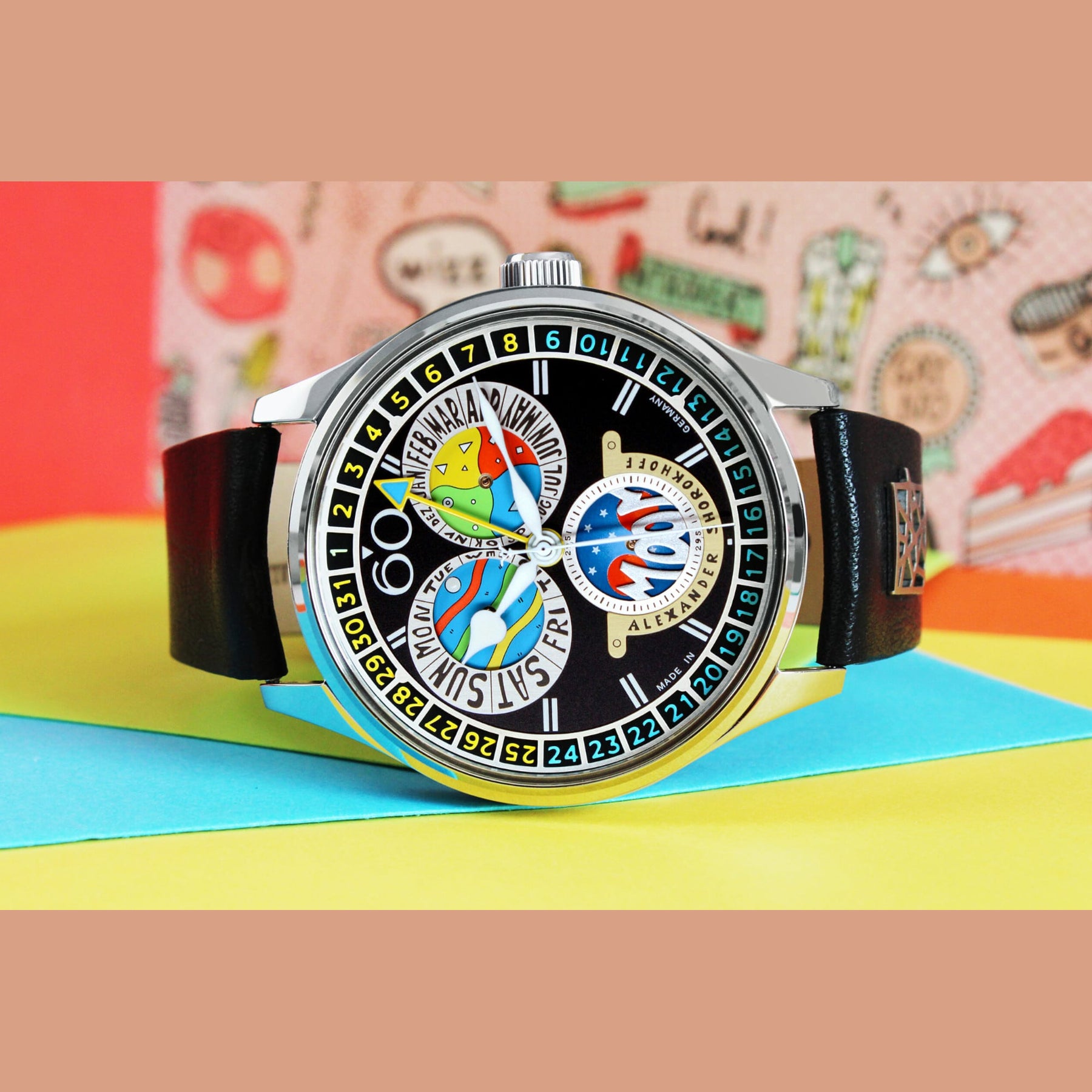 Alexander Shorokhoff AS.VK-CDMM4 Full Calendar Cardamomo Black