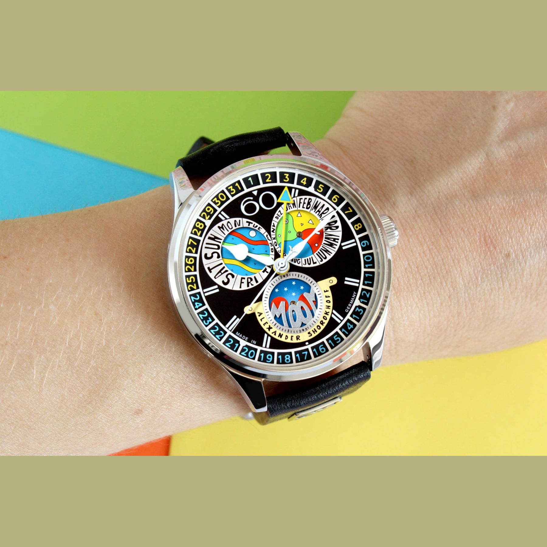 Alexander Shorokhoff AS.VK-CDMM4 Full Calendar Cardamomo Black