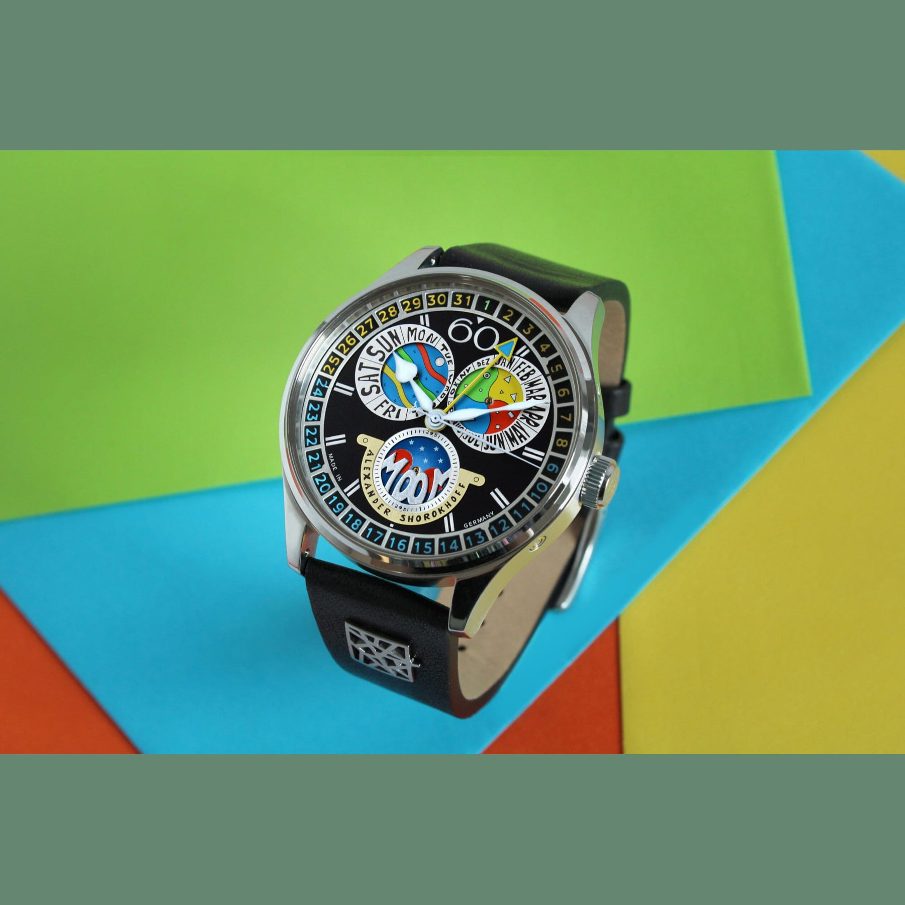 Alexander Shorokhoff AS.VK-CDMM4 Full Calendar Cardamomo Black