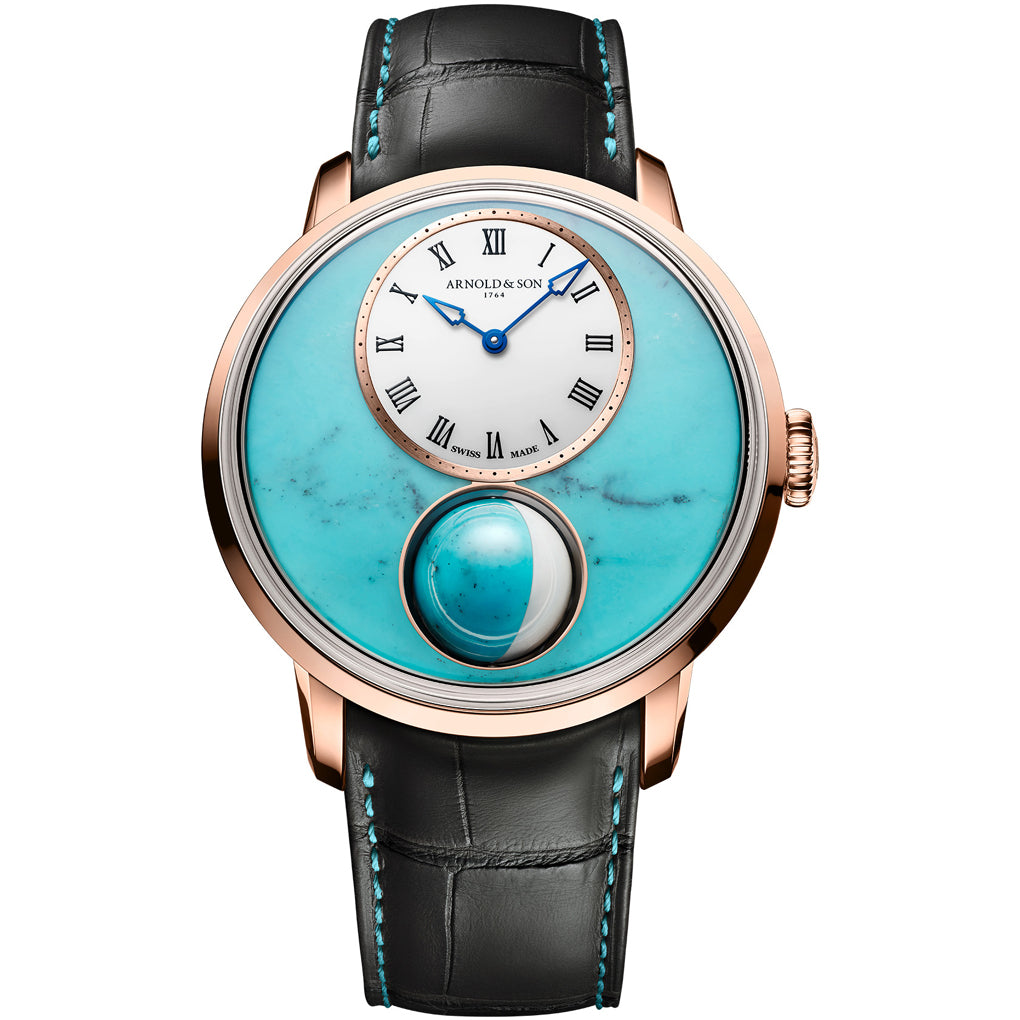 Arnold & Son Luna Magna Red Gold 5N Turquoise