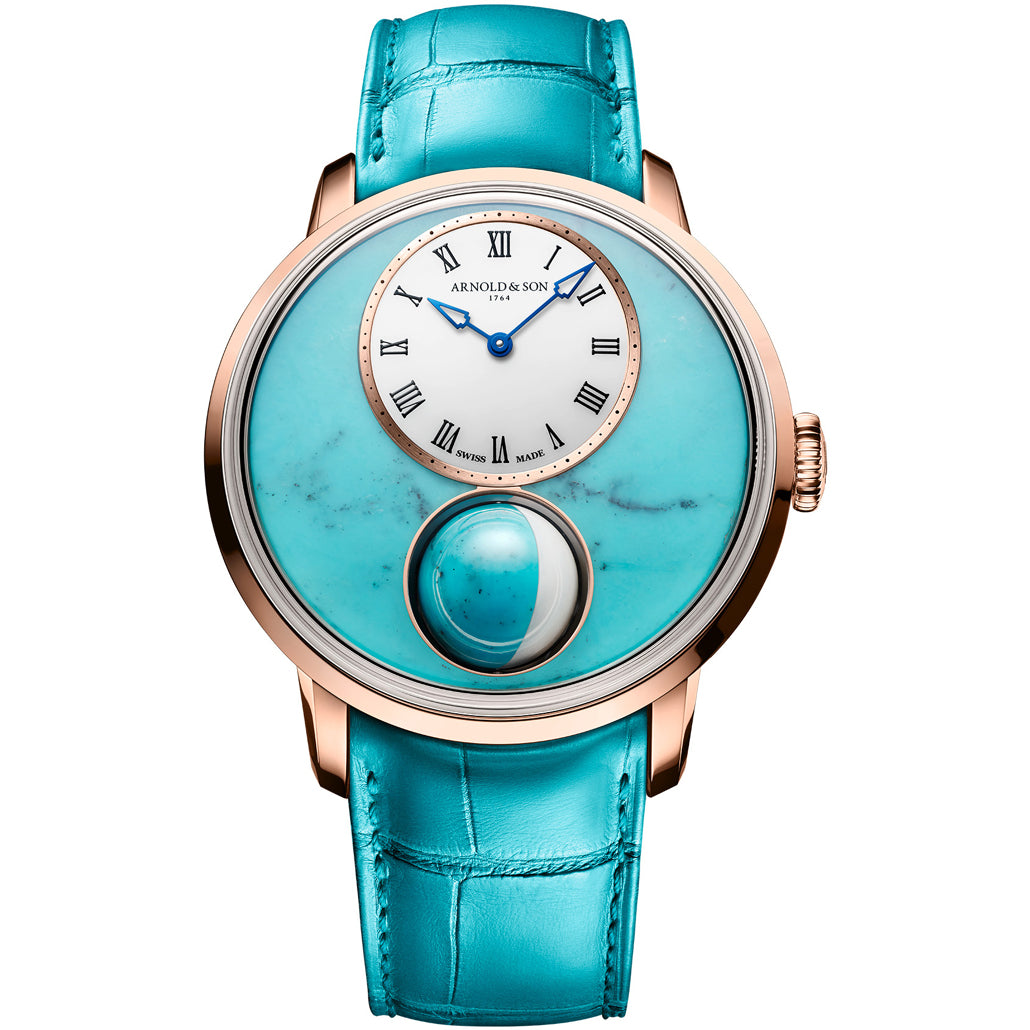 Arnold & Son Luna Magna Red Gold 5N Turquoise