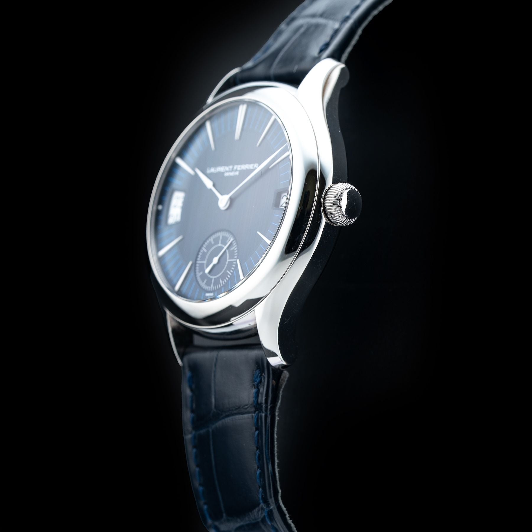 Laurent Ferrier LCF007.AC.CW1 Galet Traveller Blue Dial