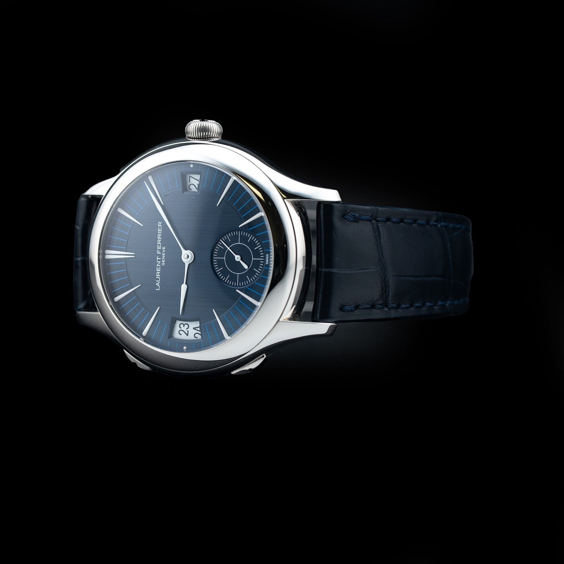 Laurent Ferrier LCF007.AC.CW1 Galet Traveller Blue Dial