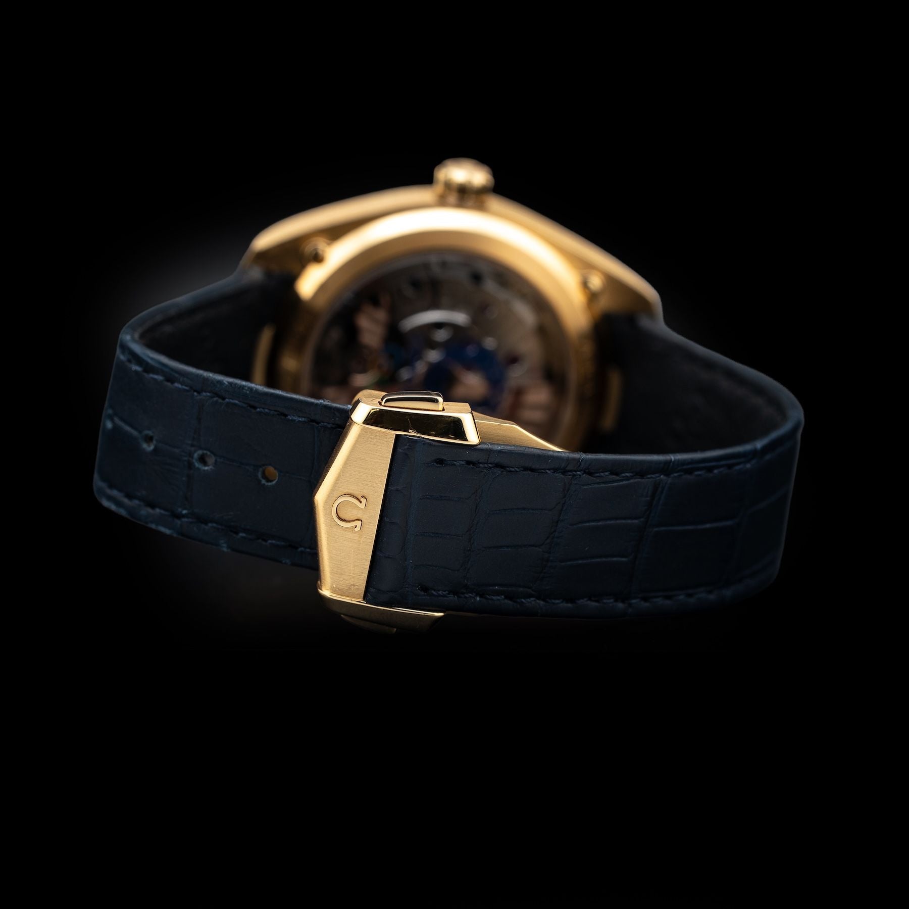 Omega Seamaster 522.53.41.21.03.001 Aqua Terra 150M Blue Dial 18K Yellow Gold