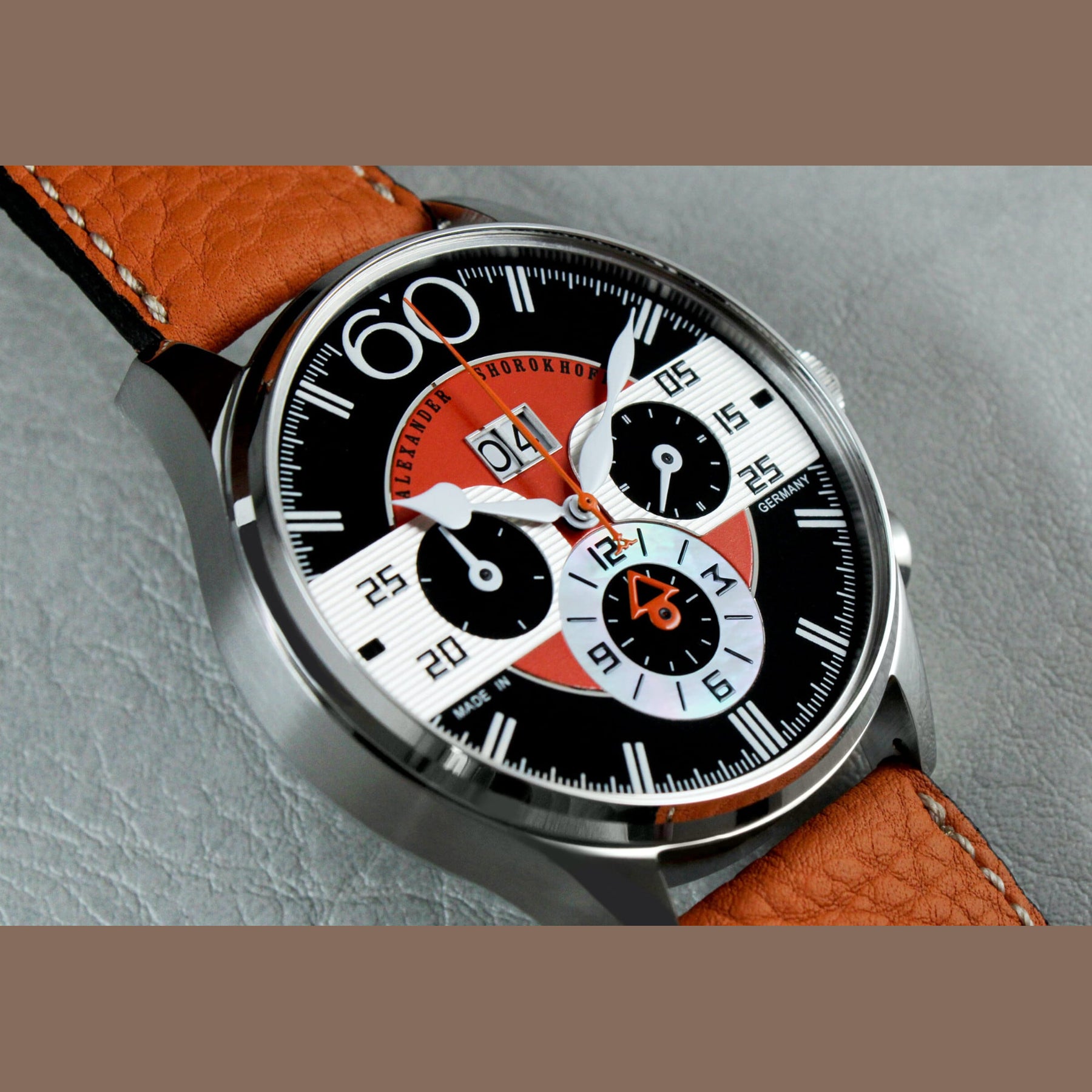 Alexander Shorokhoff AS.BD01-4 Big Date Chrono Black