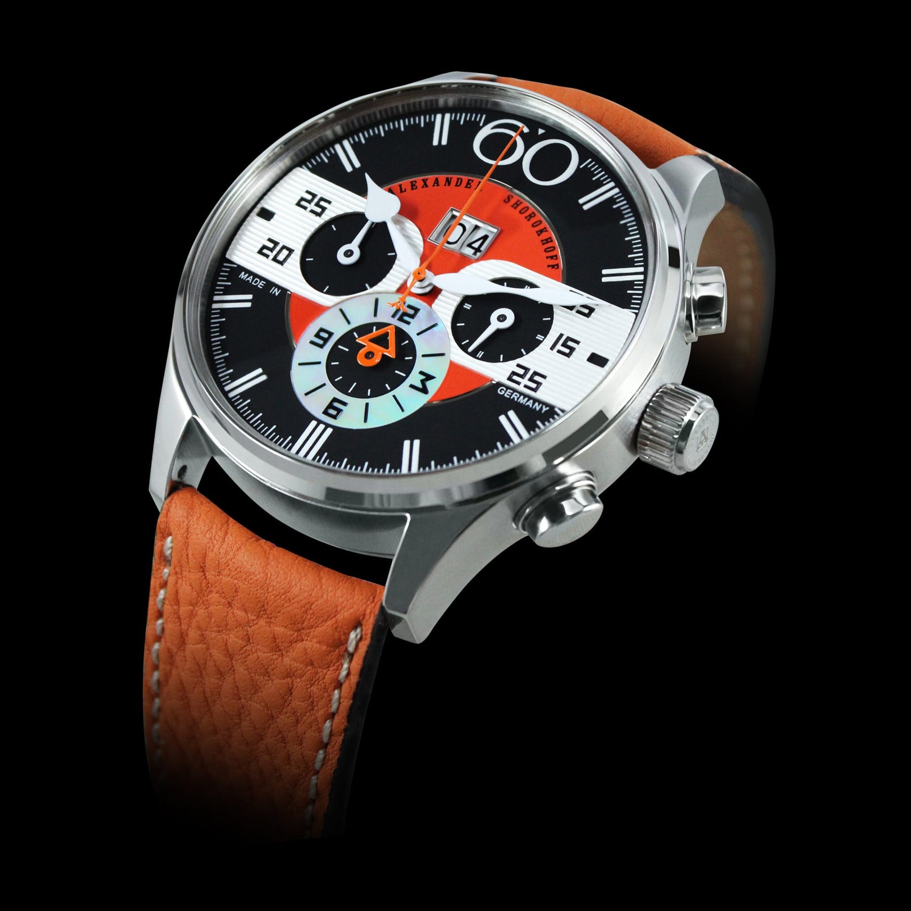 Alexander Shorokhoff AS.BD01-4 Big Date Chrono Black