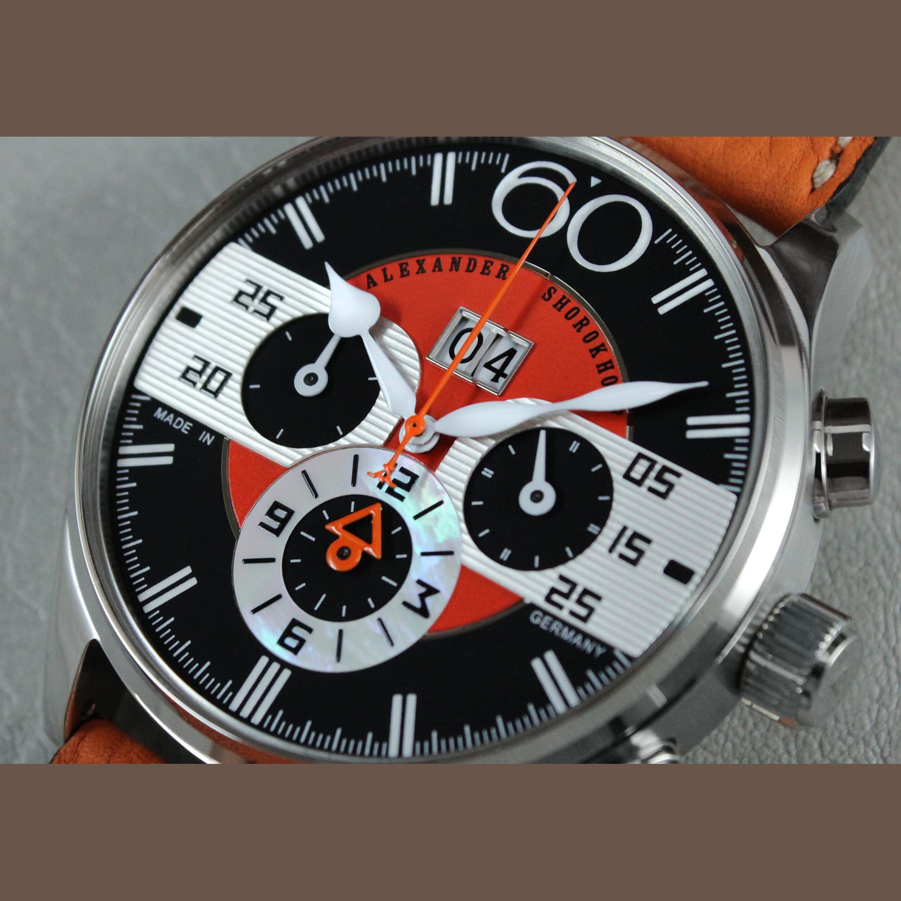 Alexander Shorokhoff AS.BD01-4 Big Date Chrono Black