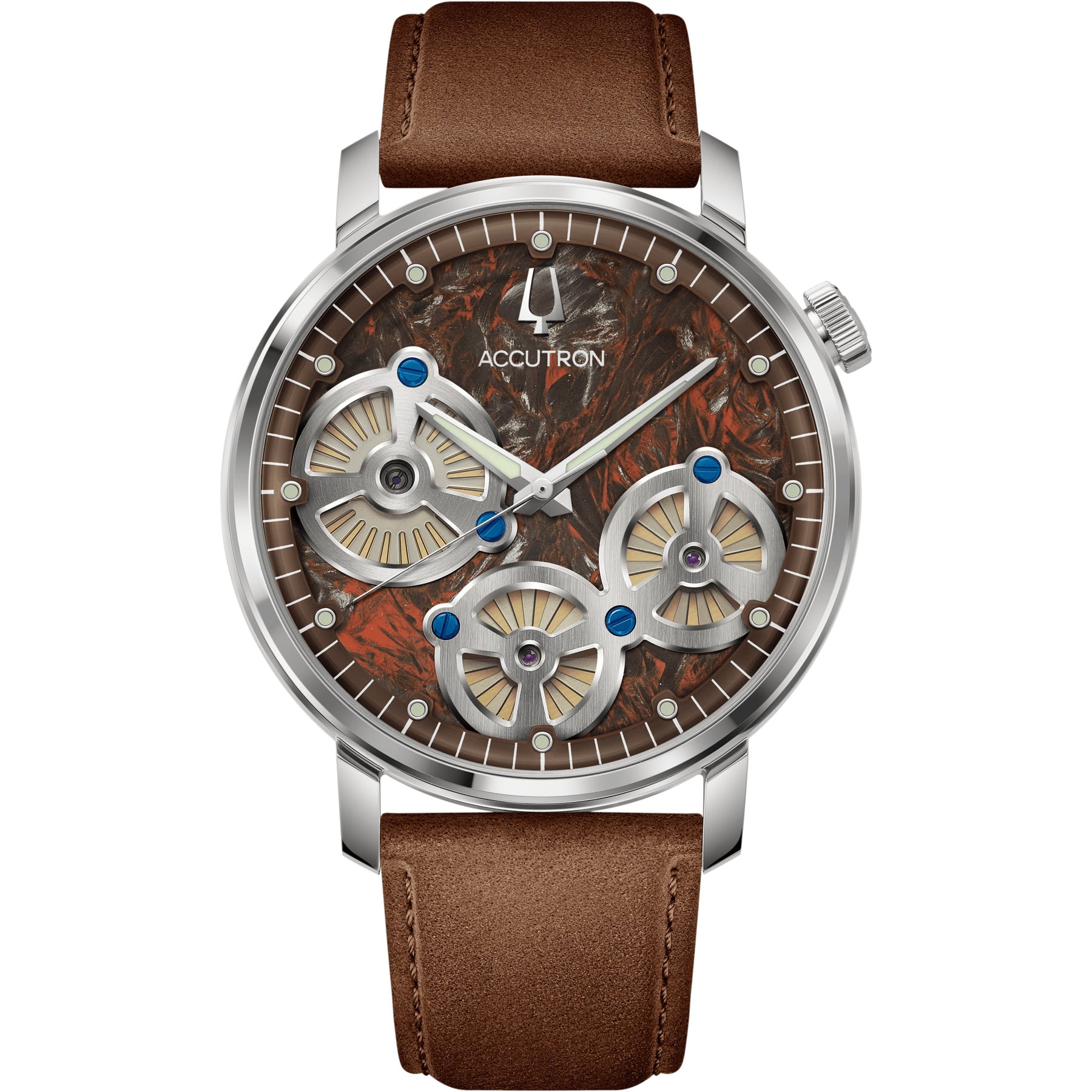 Accutron 26A214 Forged Carbon Brown