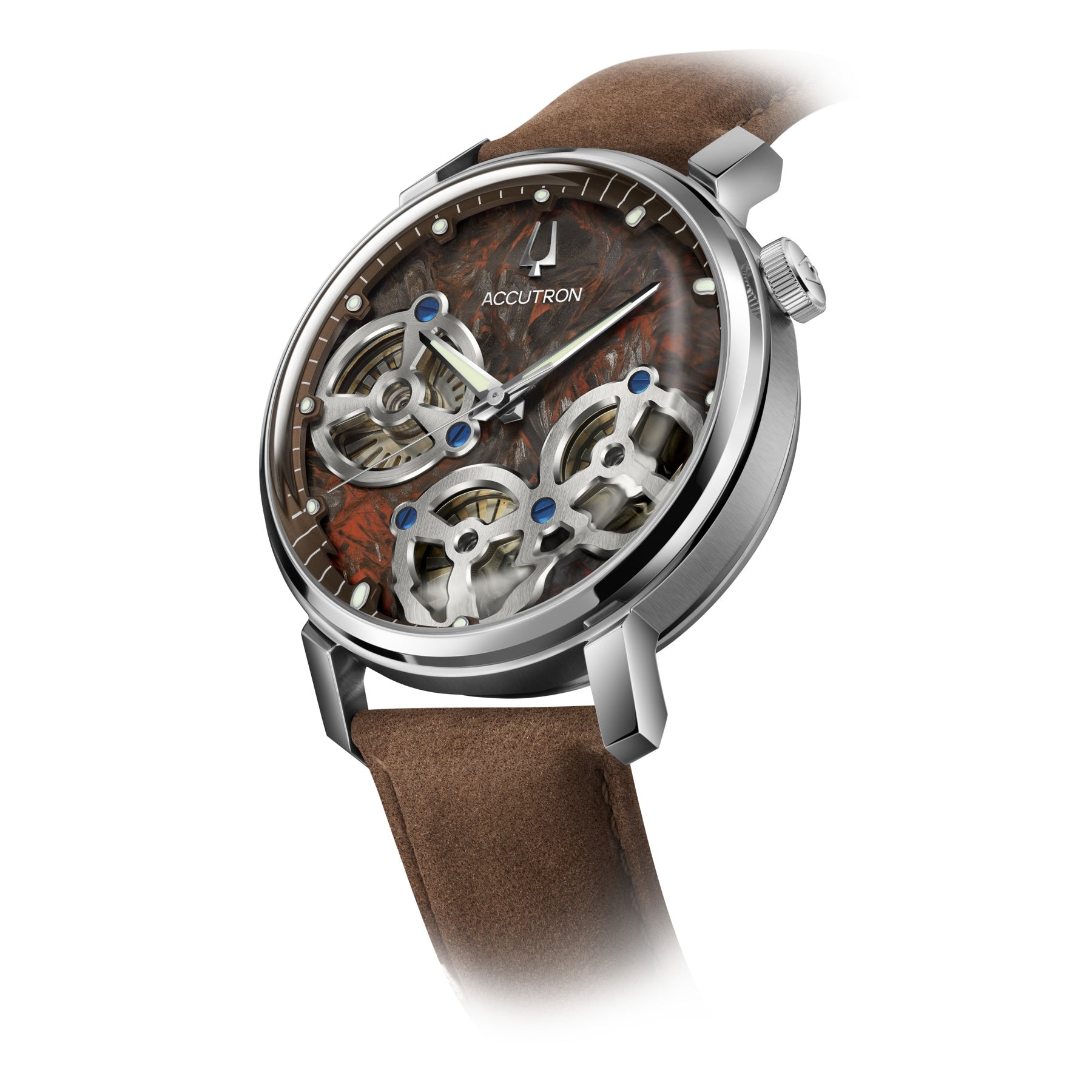 Accutron 26A214 Forged Carbon Brown