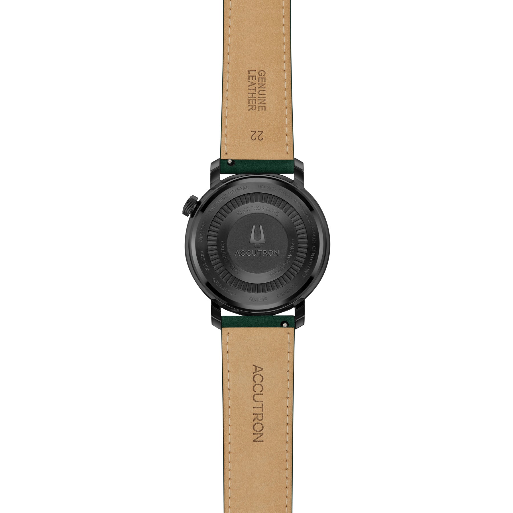 Accutron 28A210 Forged Carbon Green