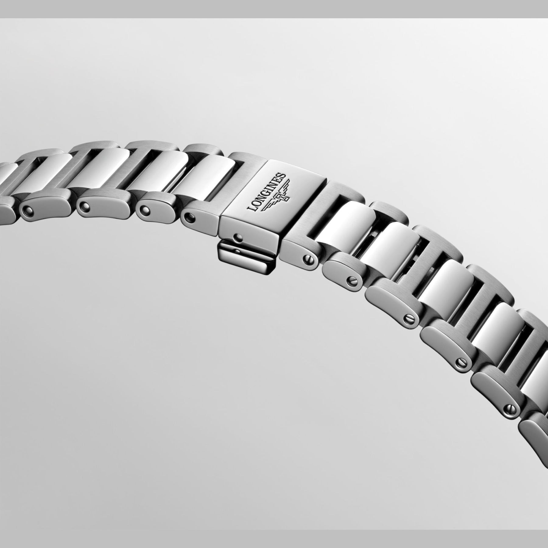 Longines Conquest 2023 L3.430.0.87.6 White Mother-of pearl Dial on Bracelet