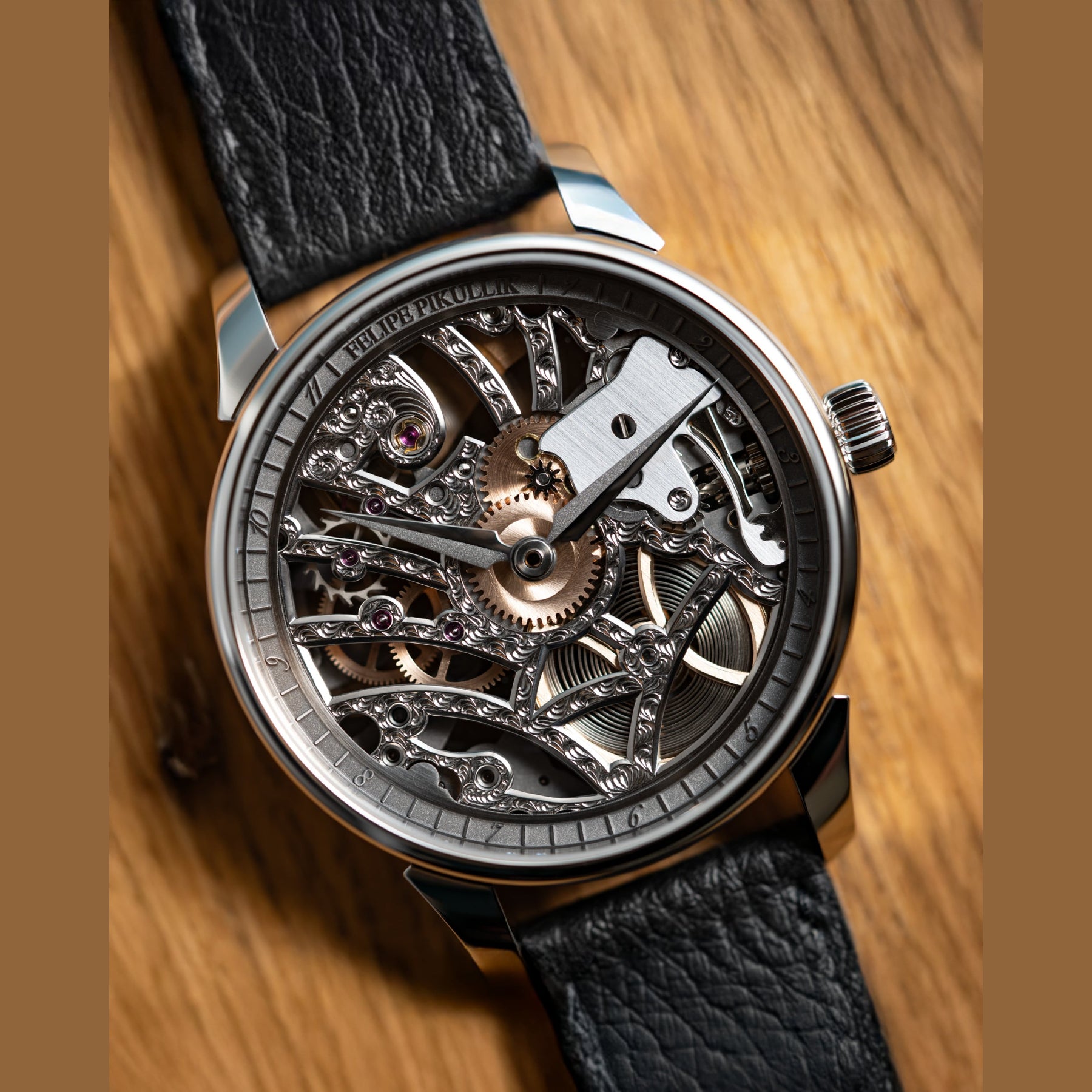 Felipe Pikullik FPSK24 Black Rhodium Engraved
