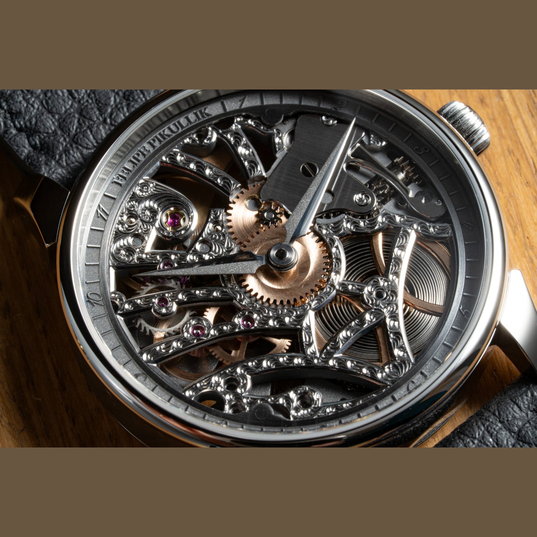 Felipe Pikullik FPSK24 Black Rhodium Engraved