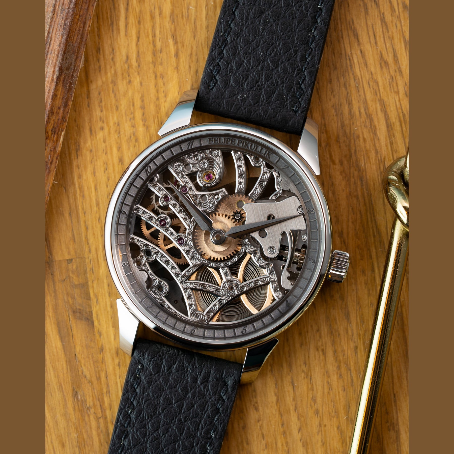 Felipe Pikullik FPSK24 Black Rhodium Engraved
