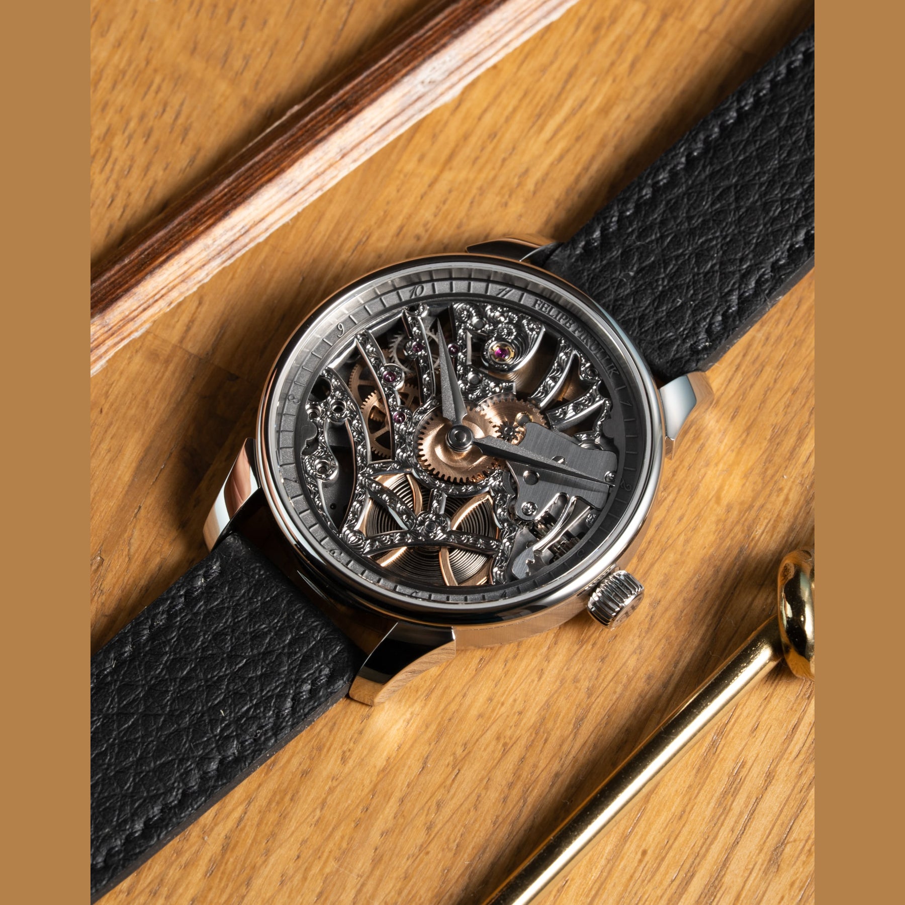 Felipe Pikullik FPSK24 Black Rhodium Engraved